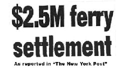 $2.5M Ferry Settlement