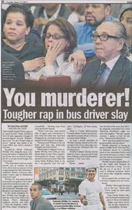 Tougher Rap in Bus Driver Slay