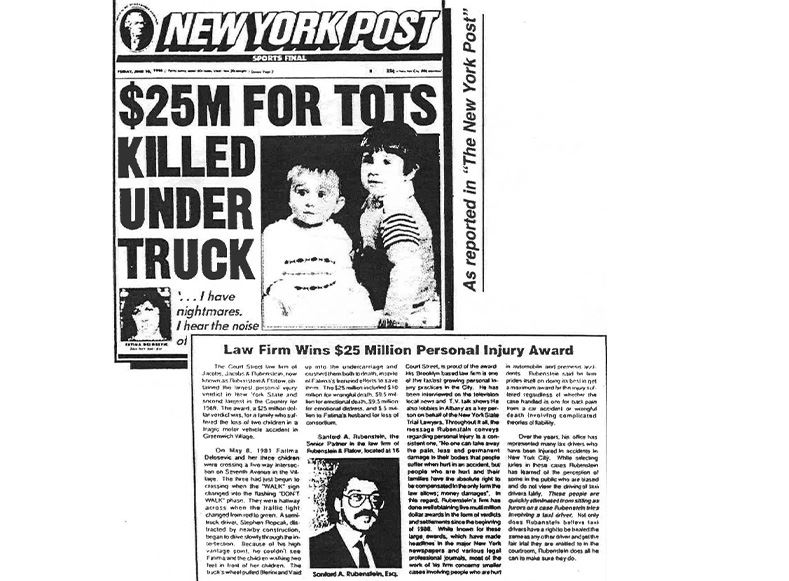 $25M for Tots Killed Under Truck